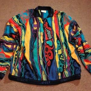 🔥 OG COOGI SWEATER 🔥 button down collared coogi